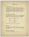 Moe Howard's Signed 31pp. Script Dated July 1941 for The 1942 Three Stooges Film ''Even as IOU'' -- Signed by Moe on Cover & With His Annotations Within -- Archival Repair to Cover, Else Very Good